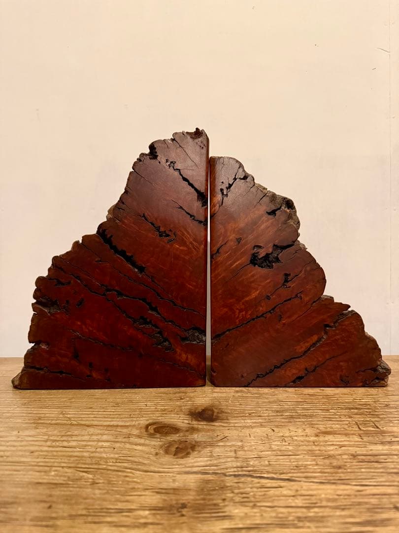 天然木 ブックエンド オーストラリア