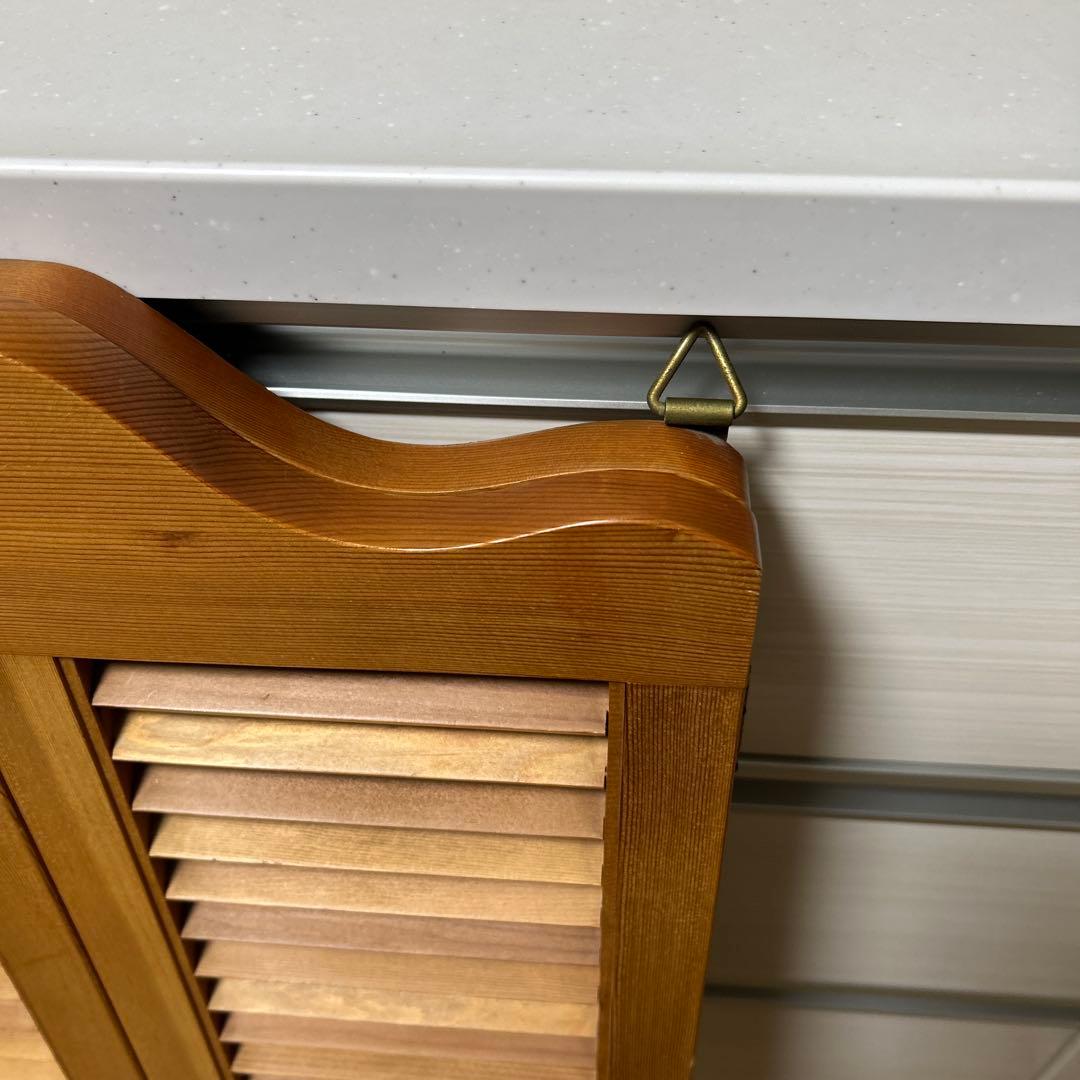 ダイイチサンギョウ　木製鏡 扉式ミラー