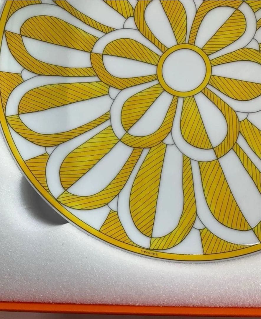 未使用品 エルメス デザートプレート ソレイユ・ドゥ・エルメス No2 2枚