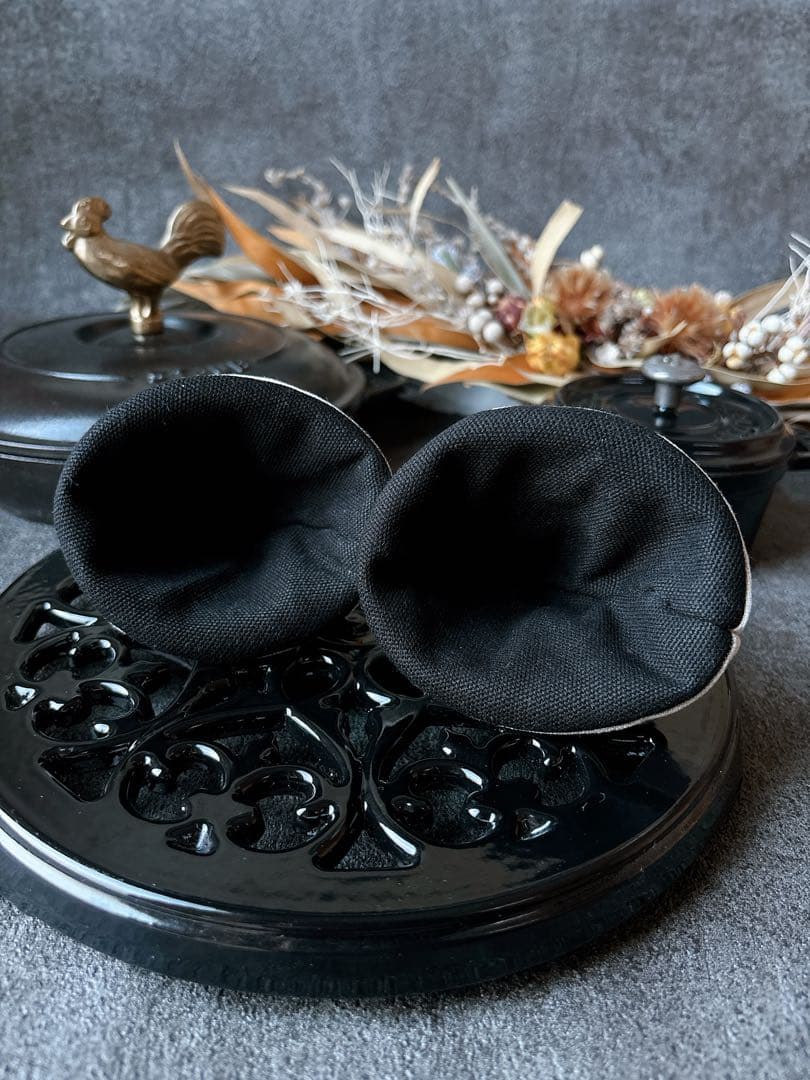 【ampa73】三角鍋つかみ　パクパクミトン【オーダー分】