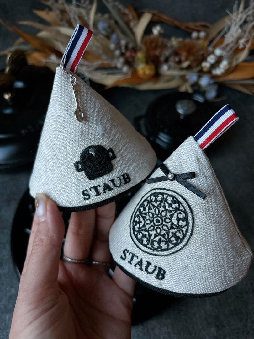 【ampa73】三角鍋つかみ　パクパクミトン【オーダー分】