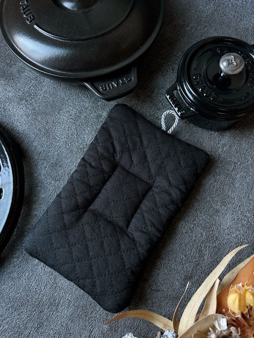 【ampa73】三角鍋つかみ　パクパクミトン【オーダー分】