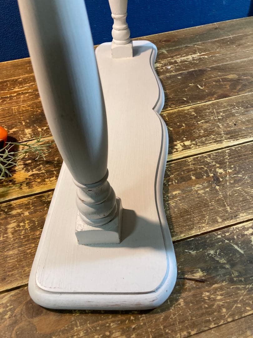 カントリーホーム フランス ヨーロピアン 卓上スタンドミラー ロココ調