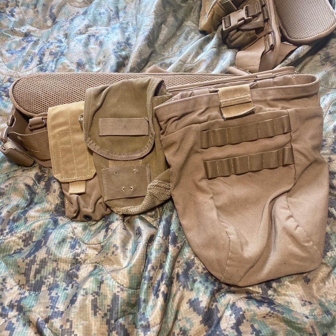 米軍放出品　Lサイズ　 海兵隊 USMC コヨーテブラウン　ベルト