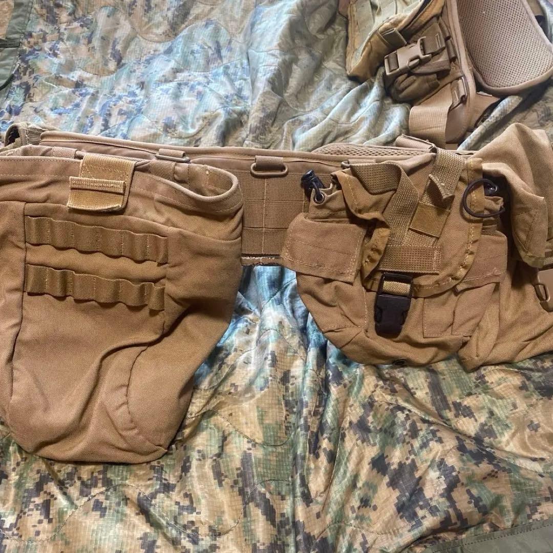 米軍放出品　Lサイズ　 海兵隊 USMC コヨーテブラウン　ベルト