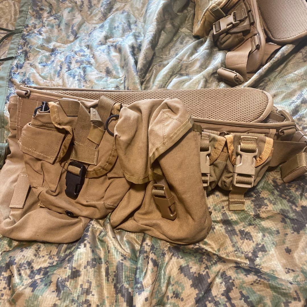 米軍放出品　Lサイズ　 海兵隊 USMC コヨーテブラウン　ベルト