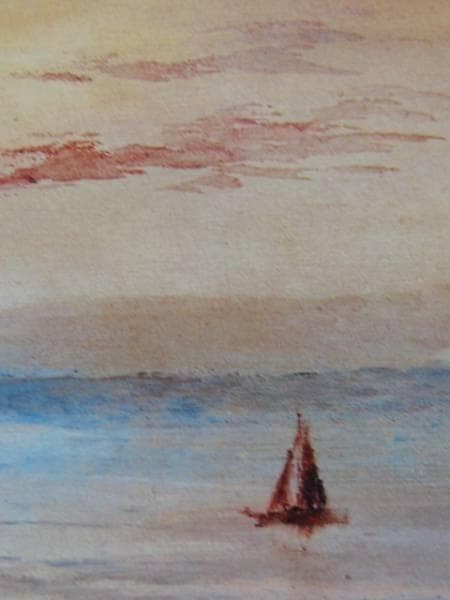 岡田旭峰、バケーション、希少画集画、新品高級額、額装付、状態良好