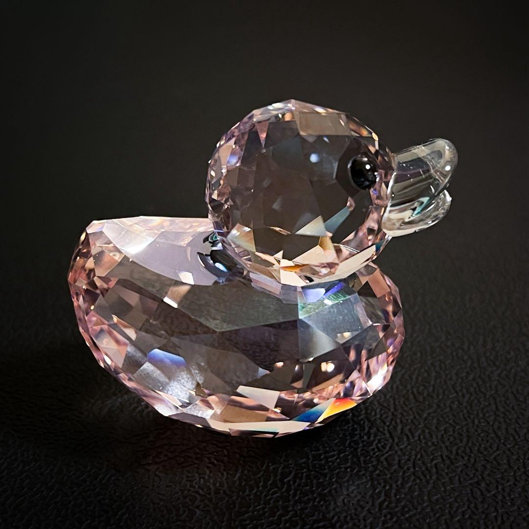 【スワロフスキー●ハッピーダック ピンク 2010／美品】