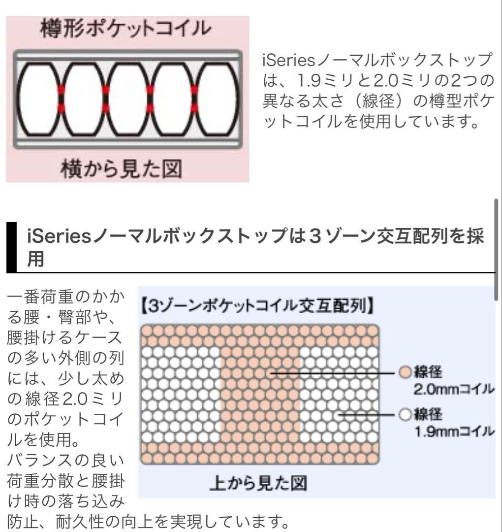 【ひめひめ】Serta iSeries シングル マットレス＋フレーム