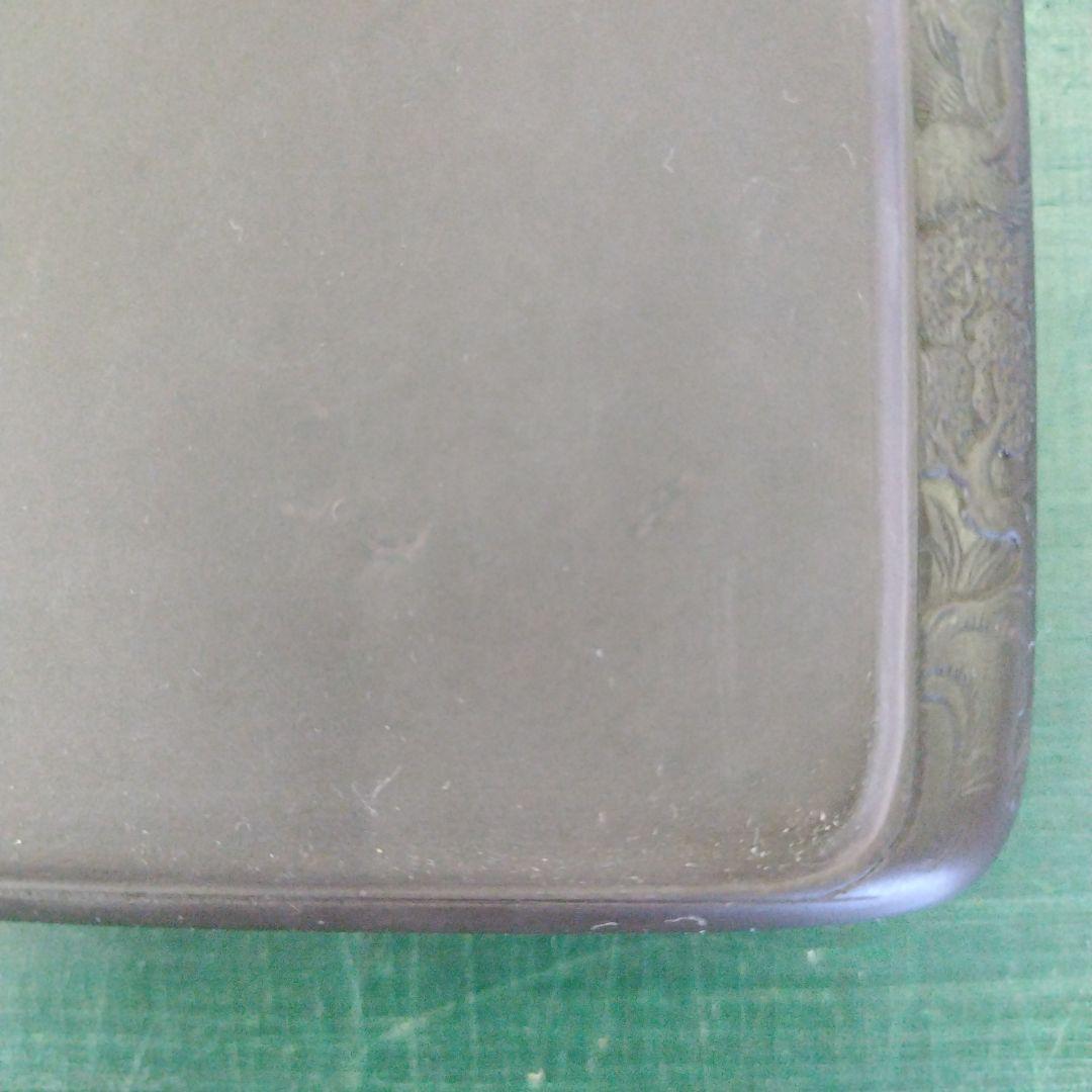 坑仔巌端渓　　20㎝ｘ12.5㎝ｘ4.5㎝　　実用硯