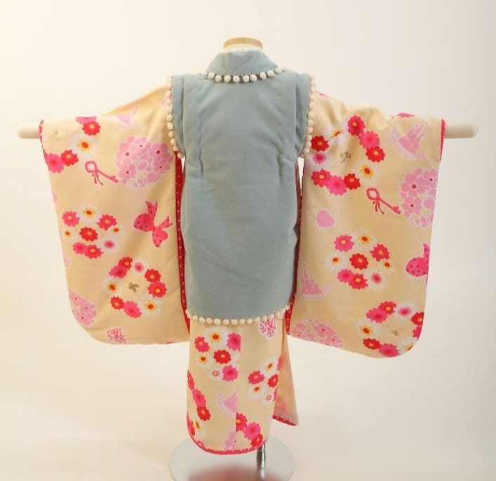 七五三○七五三着物○被布セット○着物○被布○3歳女の子○キッズ着物○セイコマツダ