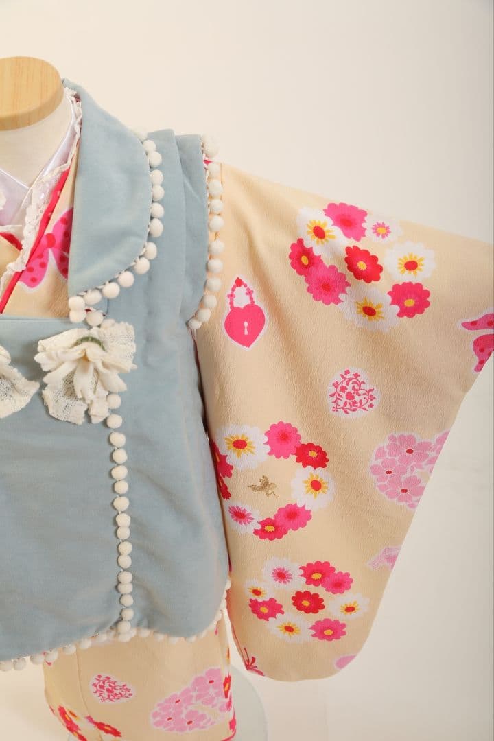 七五三○七五三着物○被布セット○着物○被布○3歳女の子○キッズ着物○セイコマツダ