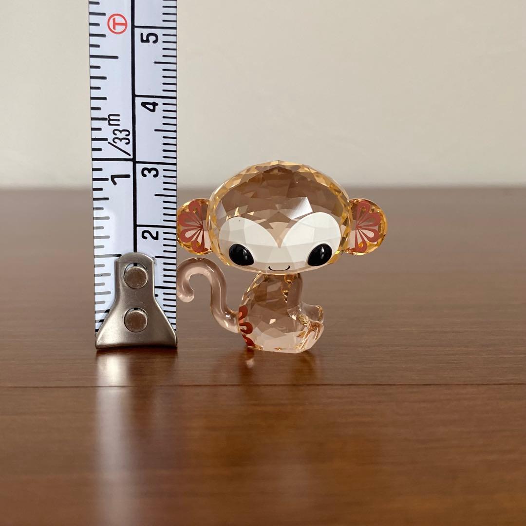 SWAROVSKI スワロフスキー クリスタル MONKEY サル 干支 置物
