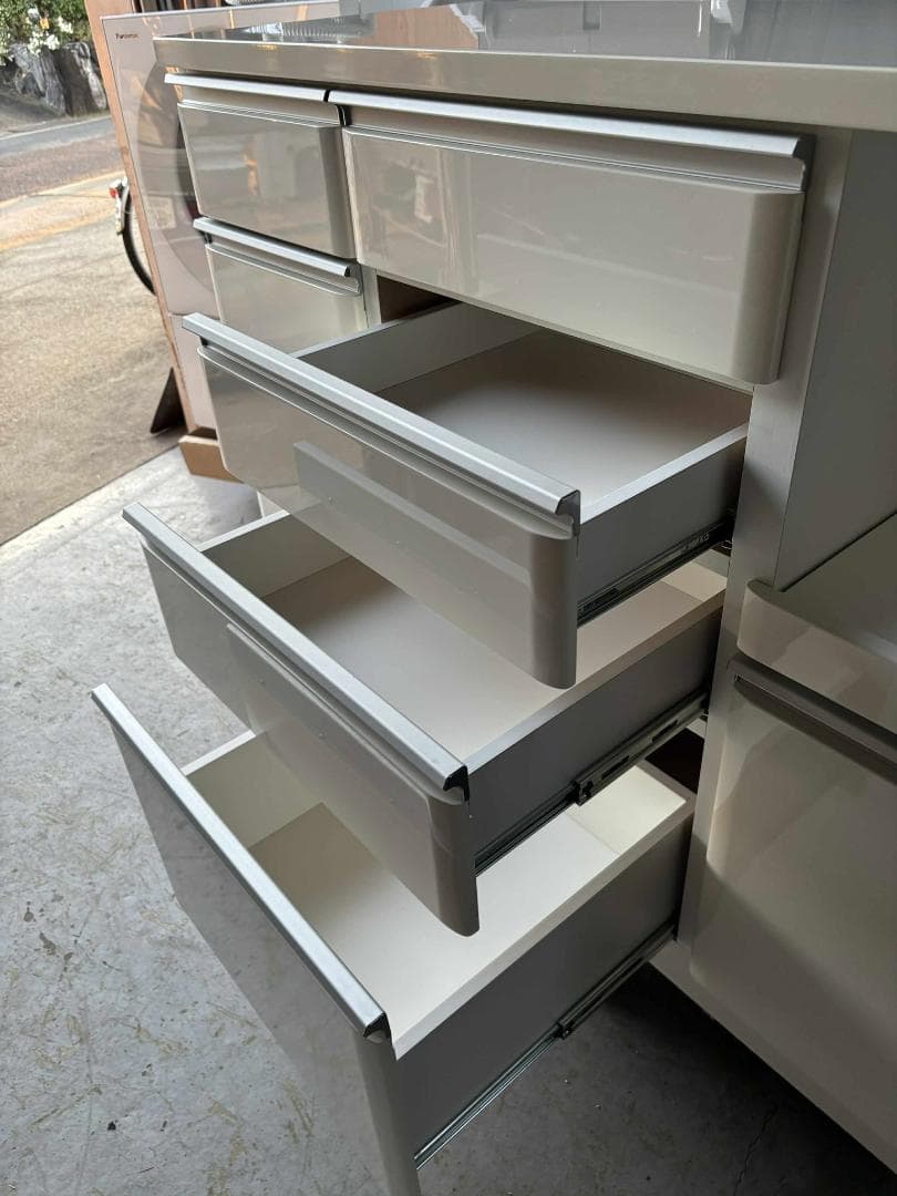 NITORI キッチンカウンターキッチンキャビネット幅120cm Used/美品