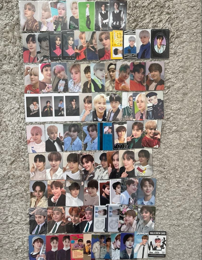 nct127 ジョンウ トレカまとめ売り 81枚 - メルカリ