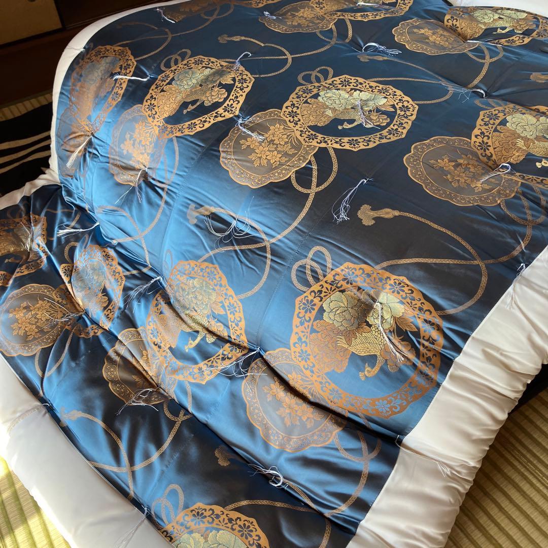 高級真綿布団 婚礼布団 掛け布団1敷布団2 ダブルサイズ - メルカリ