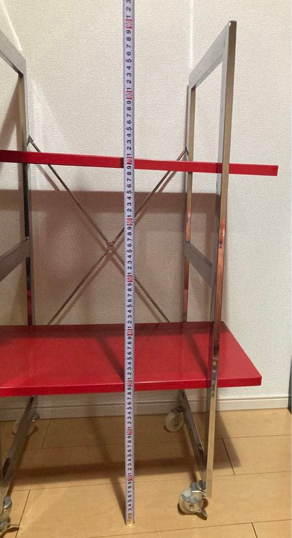 スチールラック キャスター付き