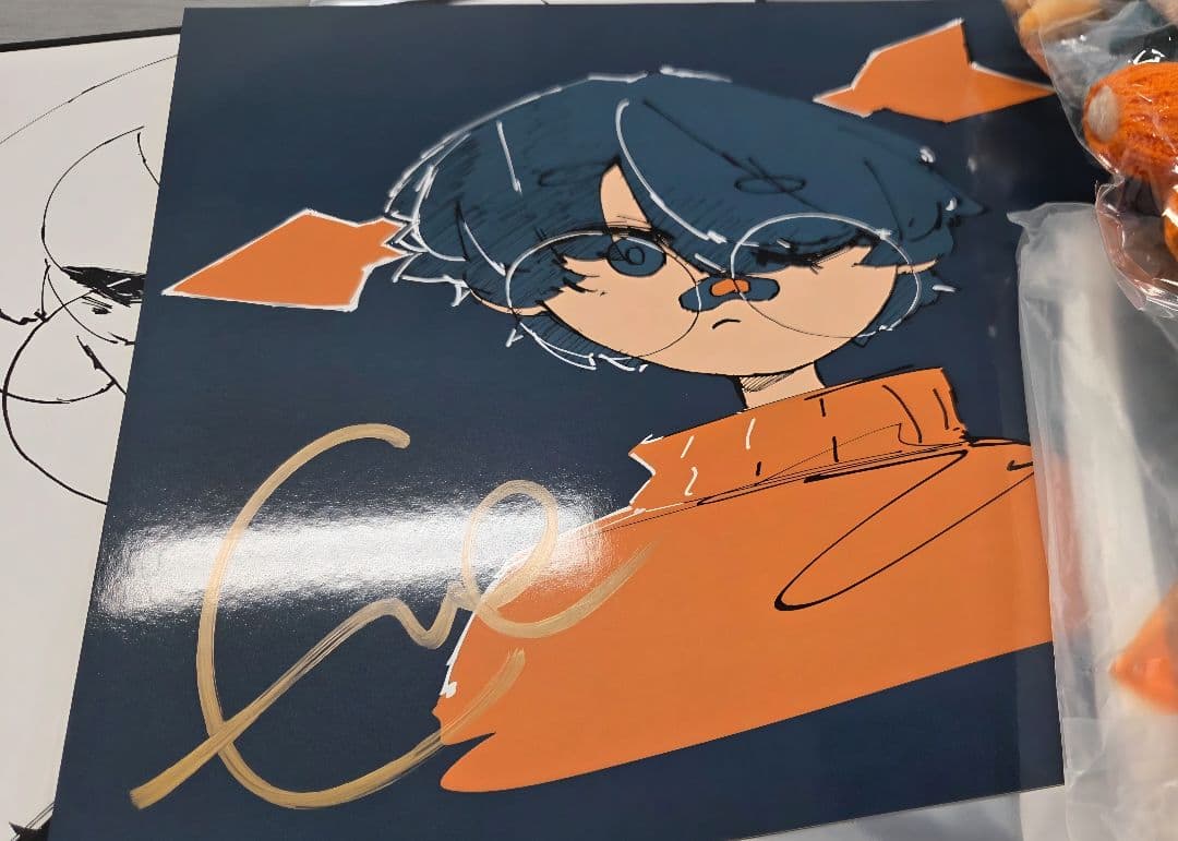 最終値下げ Eve賞 くじ 直筆サイン入り ジャケットポスター アイコンぬい