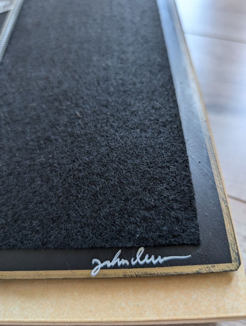 ジョンデリアン　デコパージュ　ガラスプレート　ハンガー付き