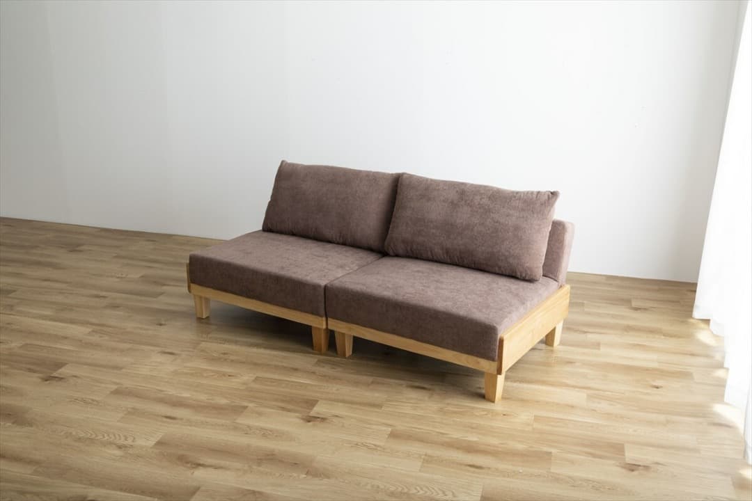 ソファベッド リクライニング ベッド ソファ インテリア グレー ブラウン