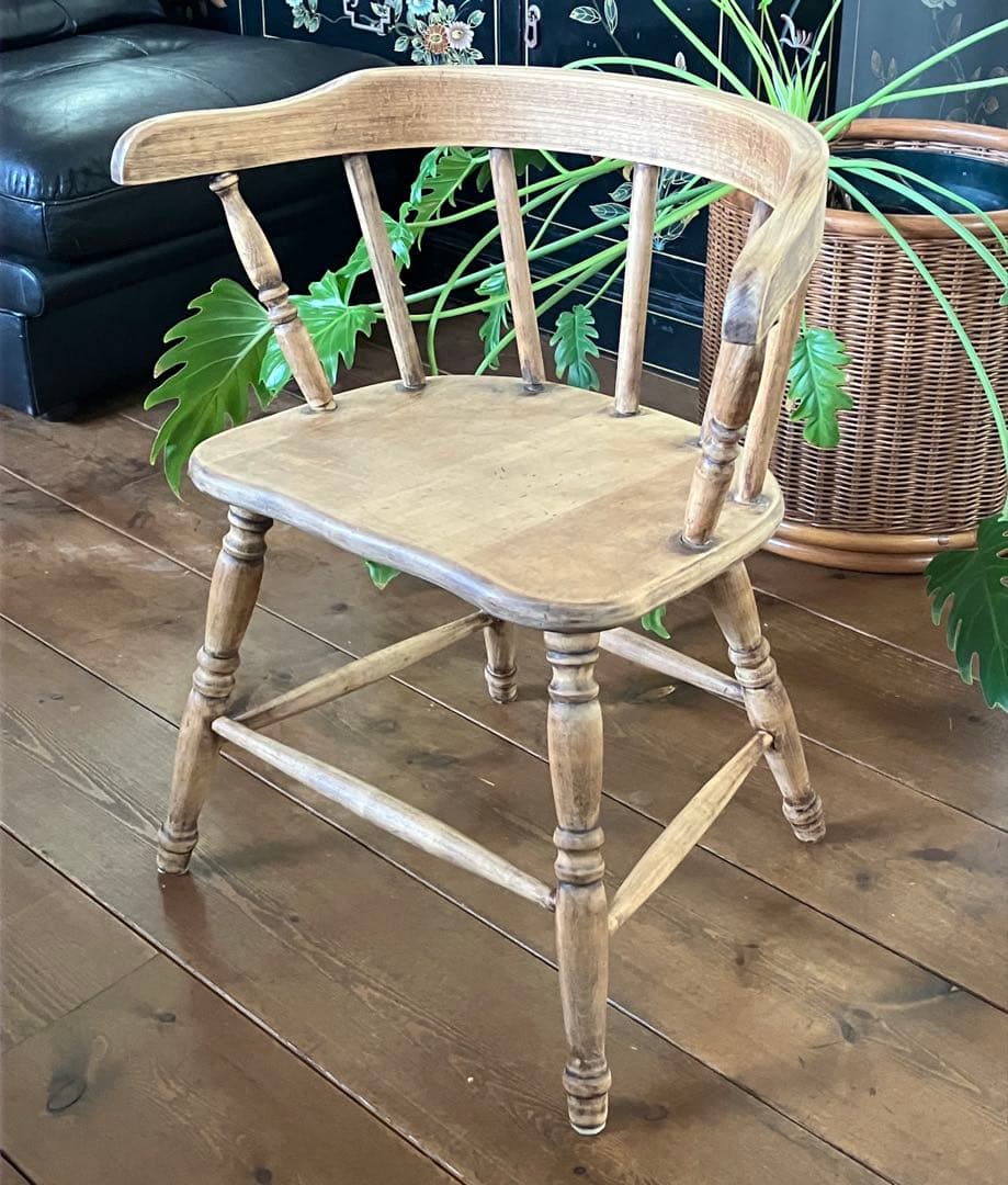 チャイルドチェア 子供椅子 ウィンザーチェア 中古家具 ナチュラルウッド