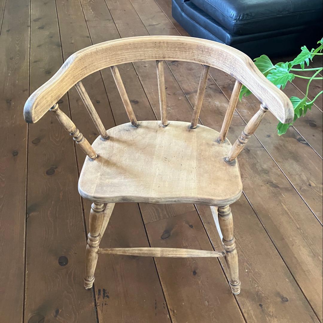 チャイルドチェア 子供椅子 ウィンザーチェア 中古家具 ナチュラルウッド