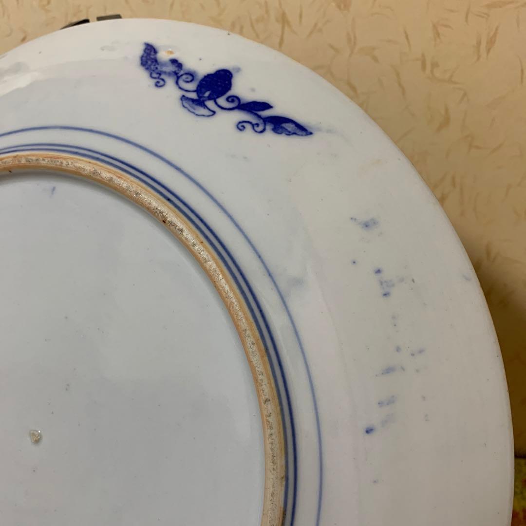 古伊万里　いげ皿　31.5cm