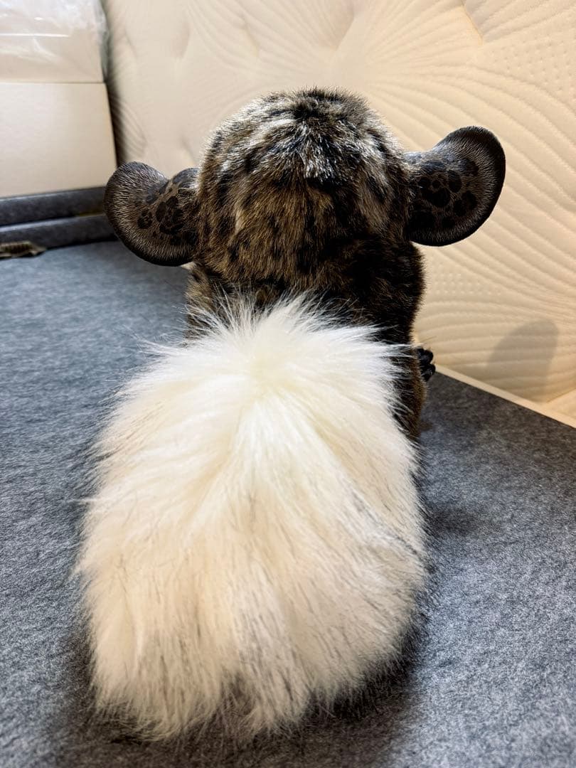 アートドール ハンドメイド 幻獣 海外作家 稲荷キツネ 山猫柄 ぬいぐるみ 人形