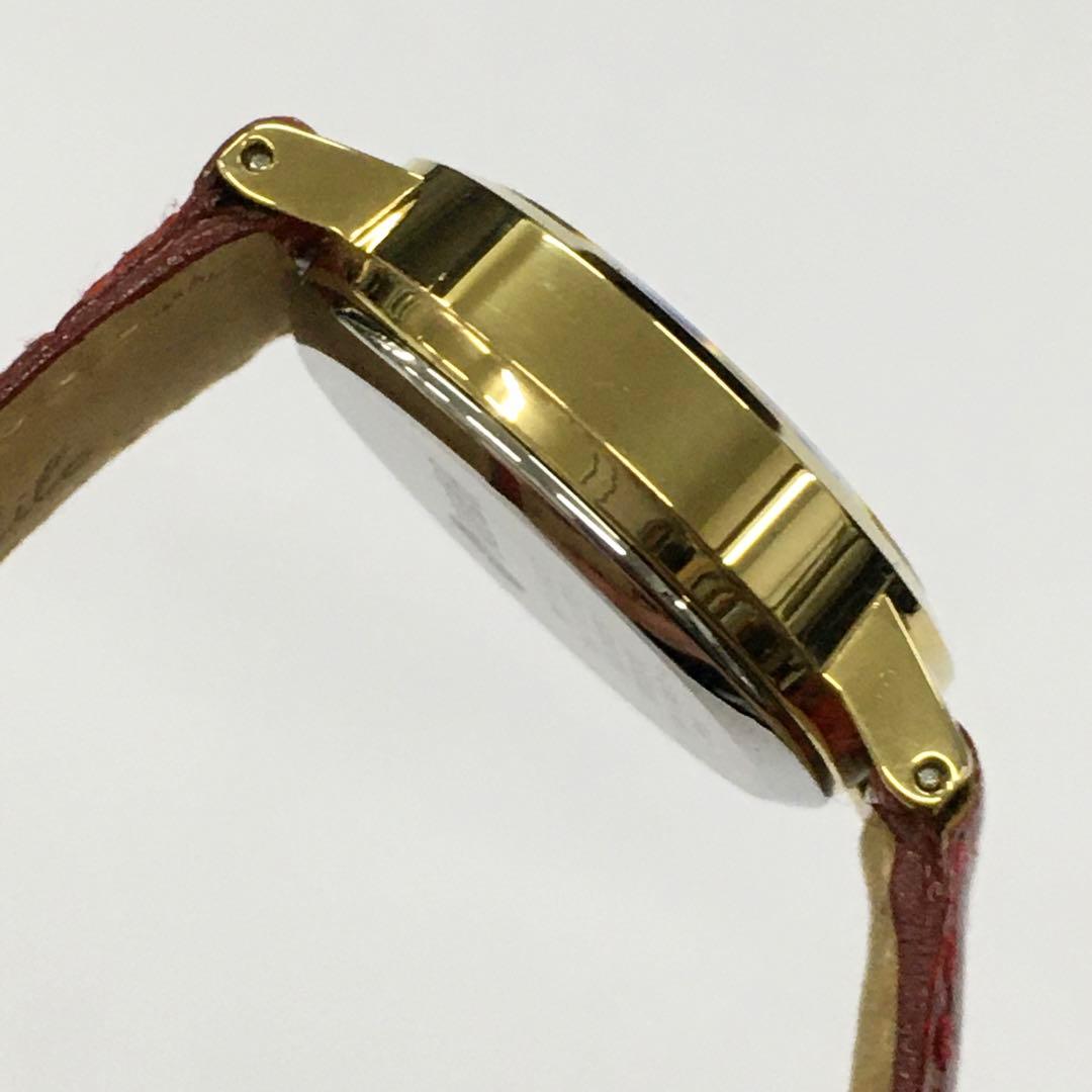 アンバーダイヤルウォッチ 久慈産琥珀 腕時計 アナログクォーツ 稼働品