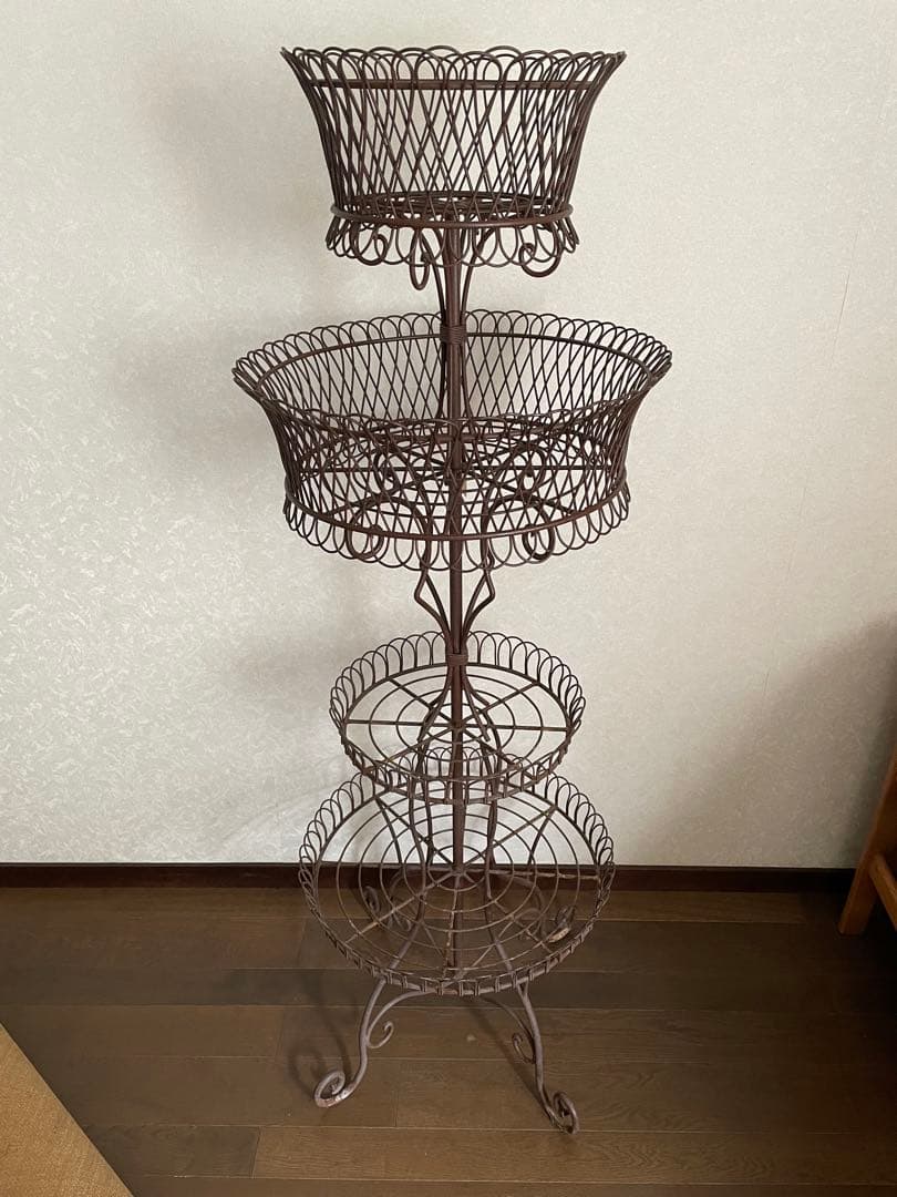 アイアン4段シェルフ