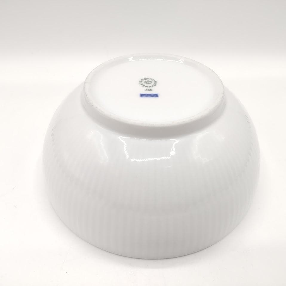 ロイヤルコペンハーゲン ホワイトフルーテッド ボウル 鉢 15.5cm 3個