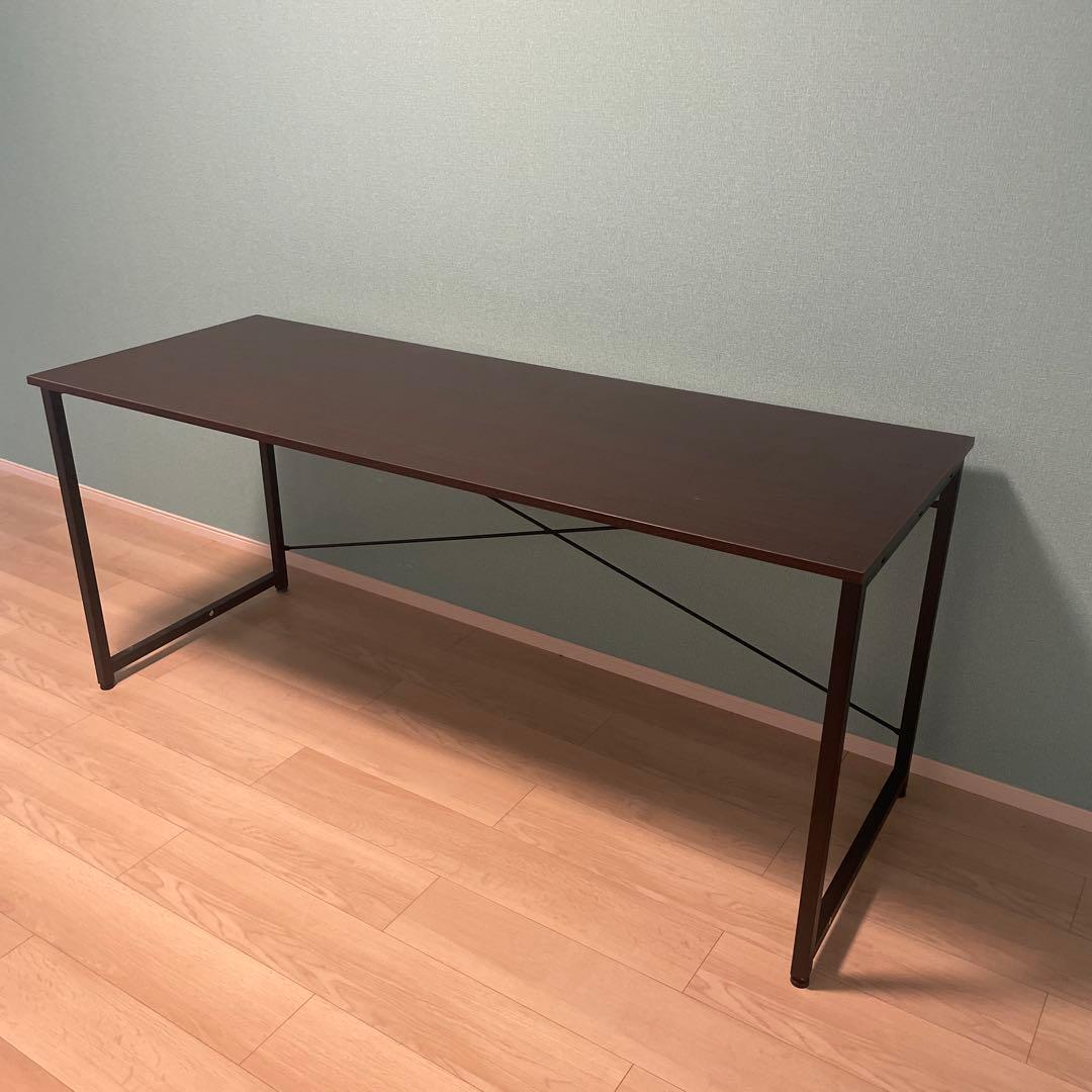 サンワダイレクト シンプルワークデスク100-DESKF006BR