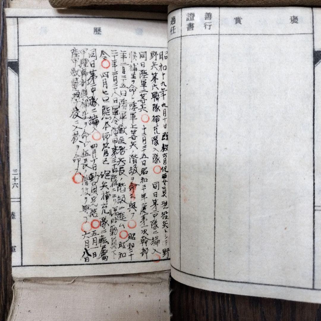 軍隊手帳 ２冊　陸軍刑法１冊