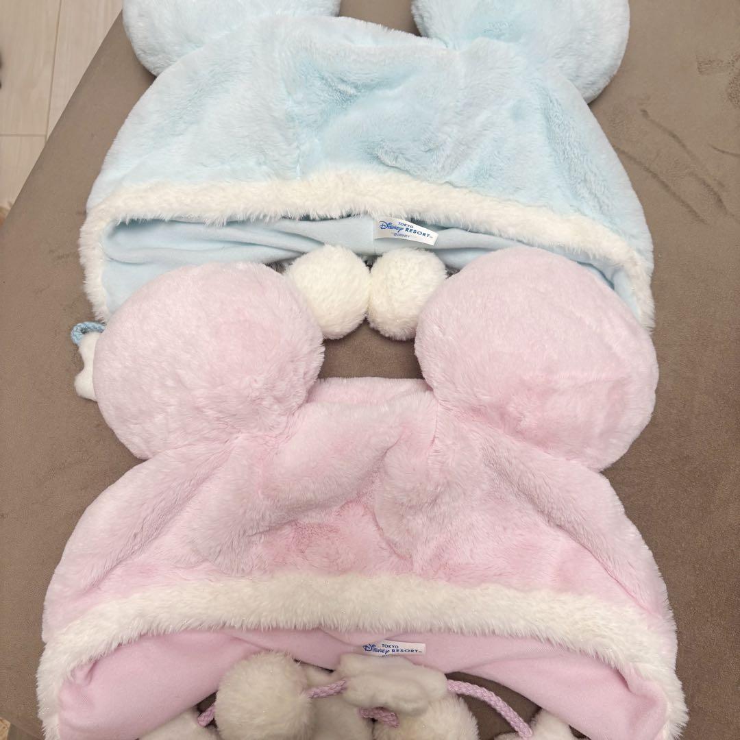 ディズニー ファンキャップ （水色・ピンク） - メルカリ