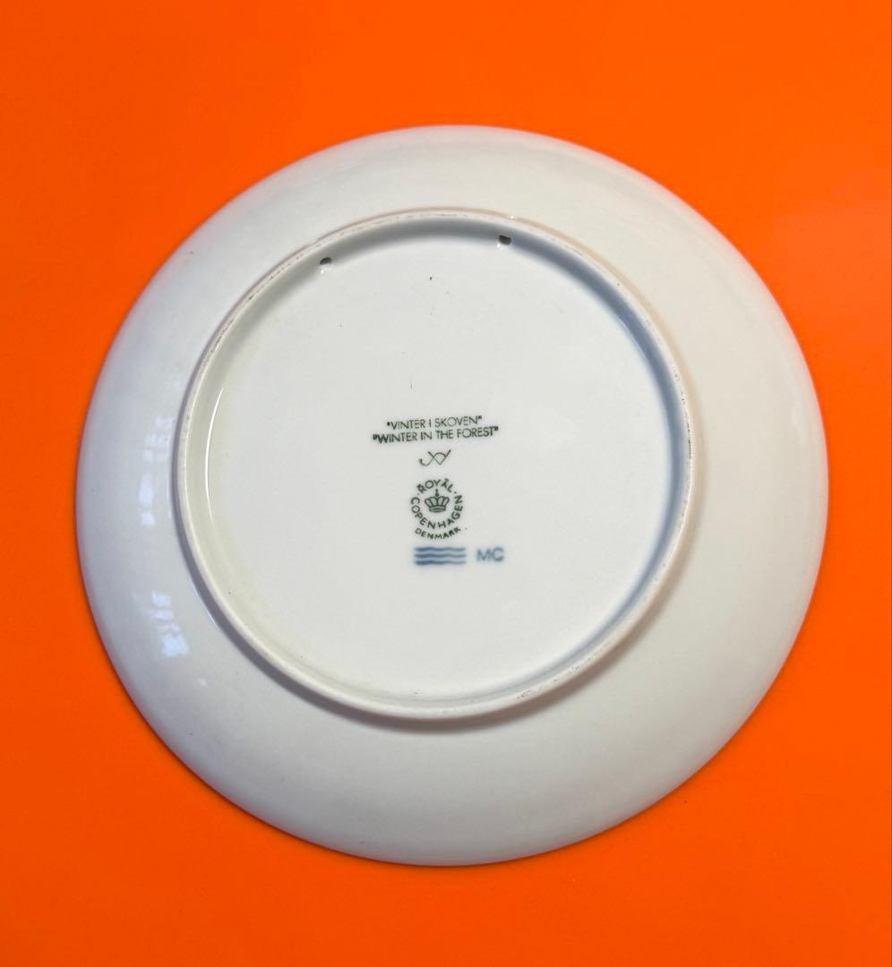 ロイヤルコペンハーゲン 冬の皿4枚セット 2002-2005