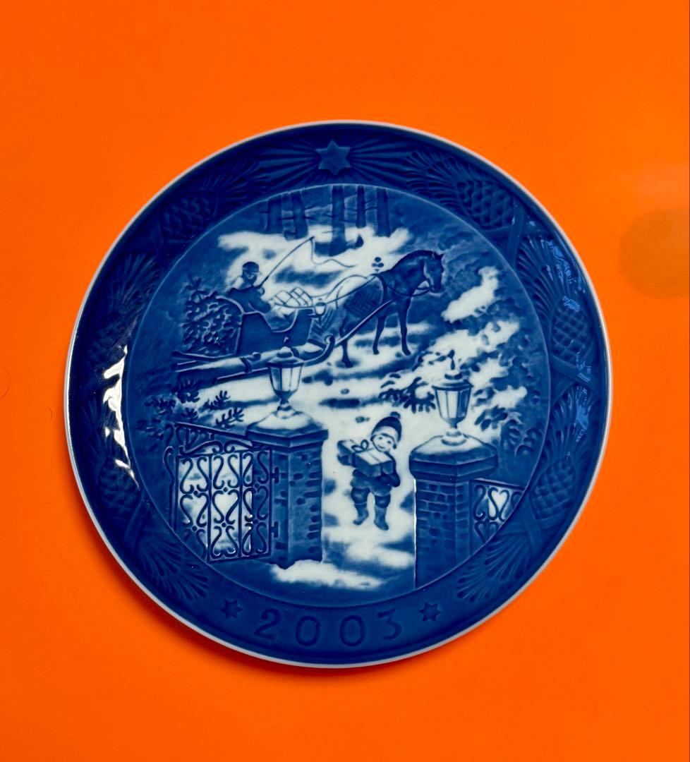 ロイヤルコペンハーゲン 冬の皿4枚セット 2002-2005