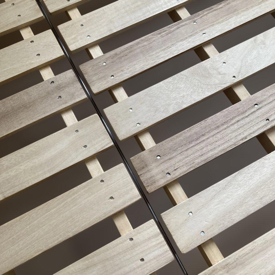 ☆引取限定☆ 無印良品 シングルベッドフレーム パイン材 収納ボックス