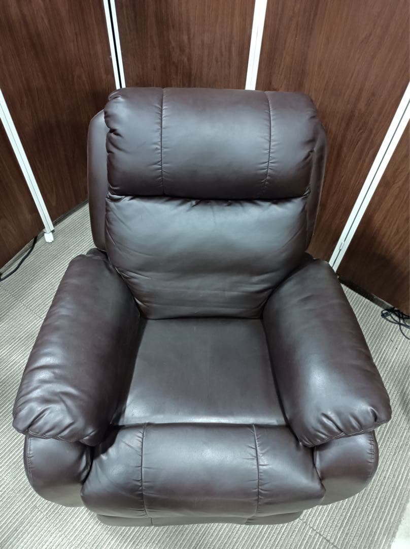 八6402【SHIFFON】シフォン 電動リクライニングソファ(キャスター付)