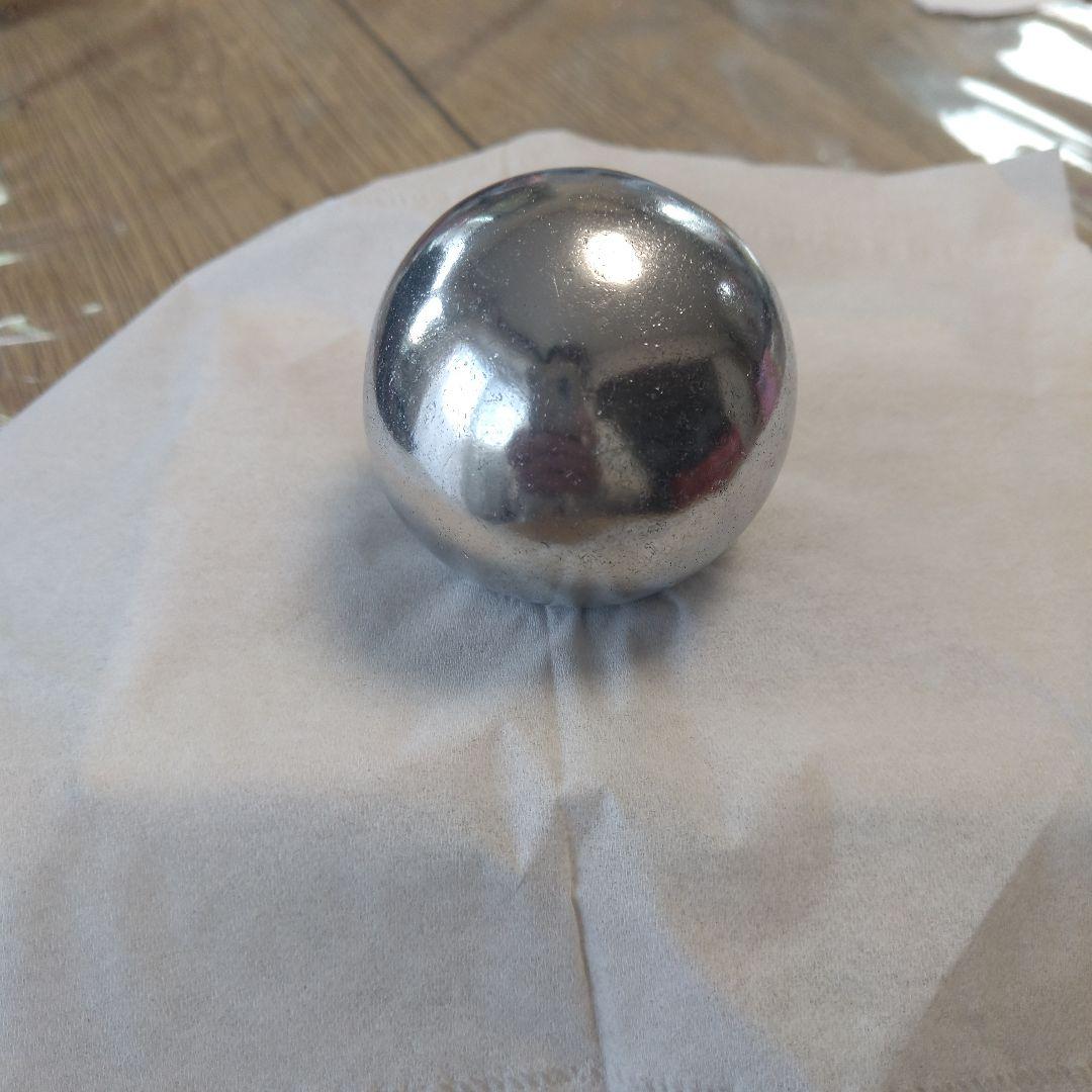 アルミ玉 シルバー 球形オブジェ - メルカリ