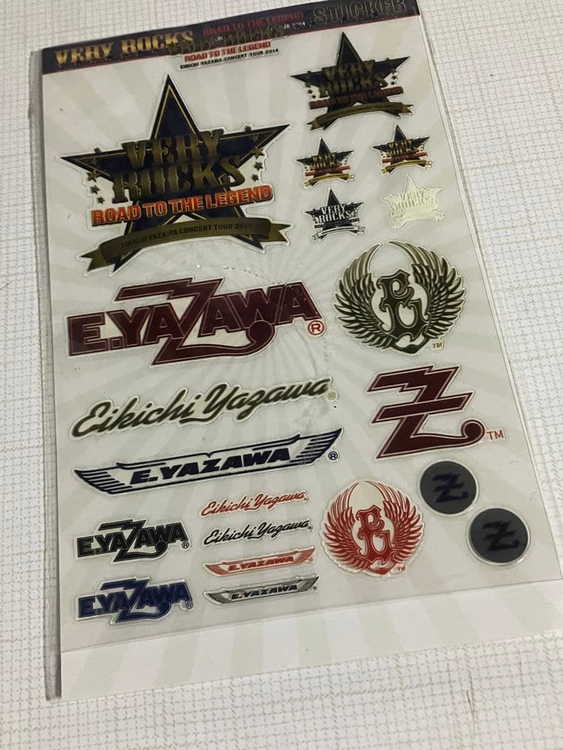 矢沢永吉E.YAZAWAステッカー ROAD TO THE LEGEND2014 - メルカリ