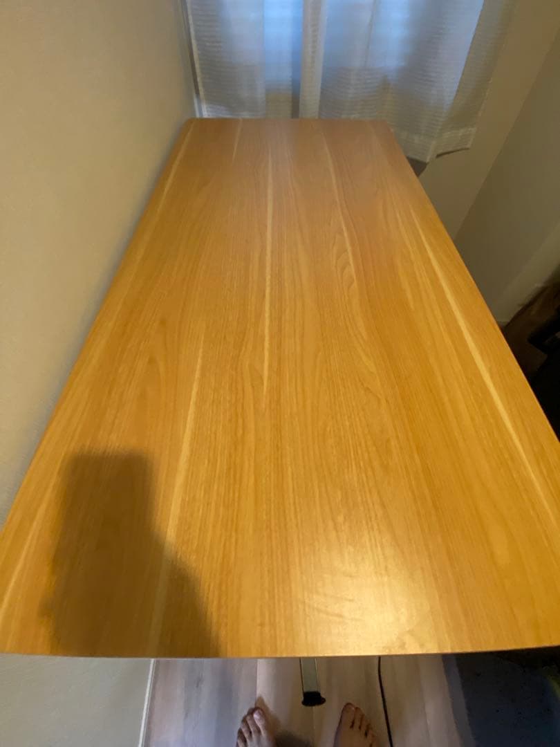 【美品】SANODESK 電動昇降式デスク 140×70 ※発送日未確定