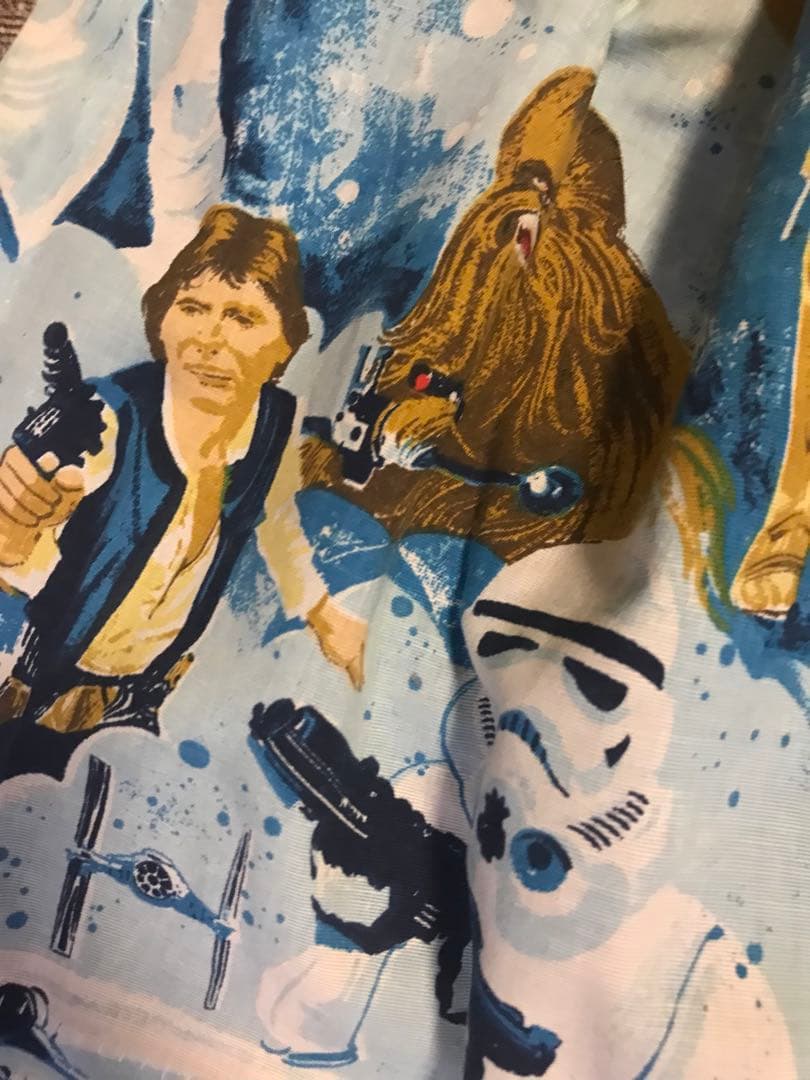 スターウォーズ ビンテージ カーテン STARWARSリメイク シーツ - メルカリ
