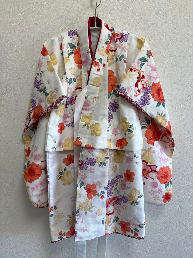 七五三用の着物　3歳女の子被布フルセット