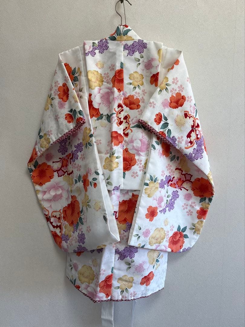 七五三用の着物　3歳女の子被布フルセット