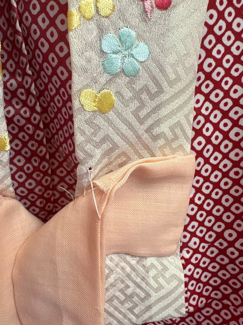 七五三用の着物　3歳女の子被布フルセット