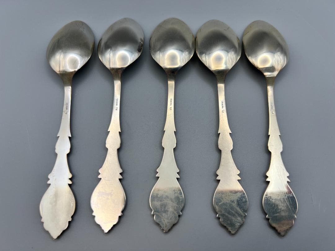 STERLING　刻印　 銀製　スプーン　5点　重量約１０１g