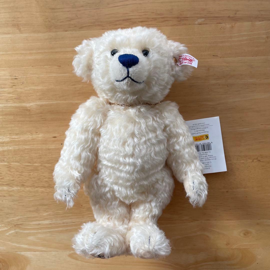 シュタイフ　テディベア　白ベアー　ホワイト　2003年　限定　袋付き