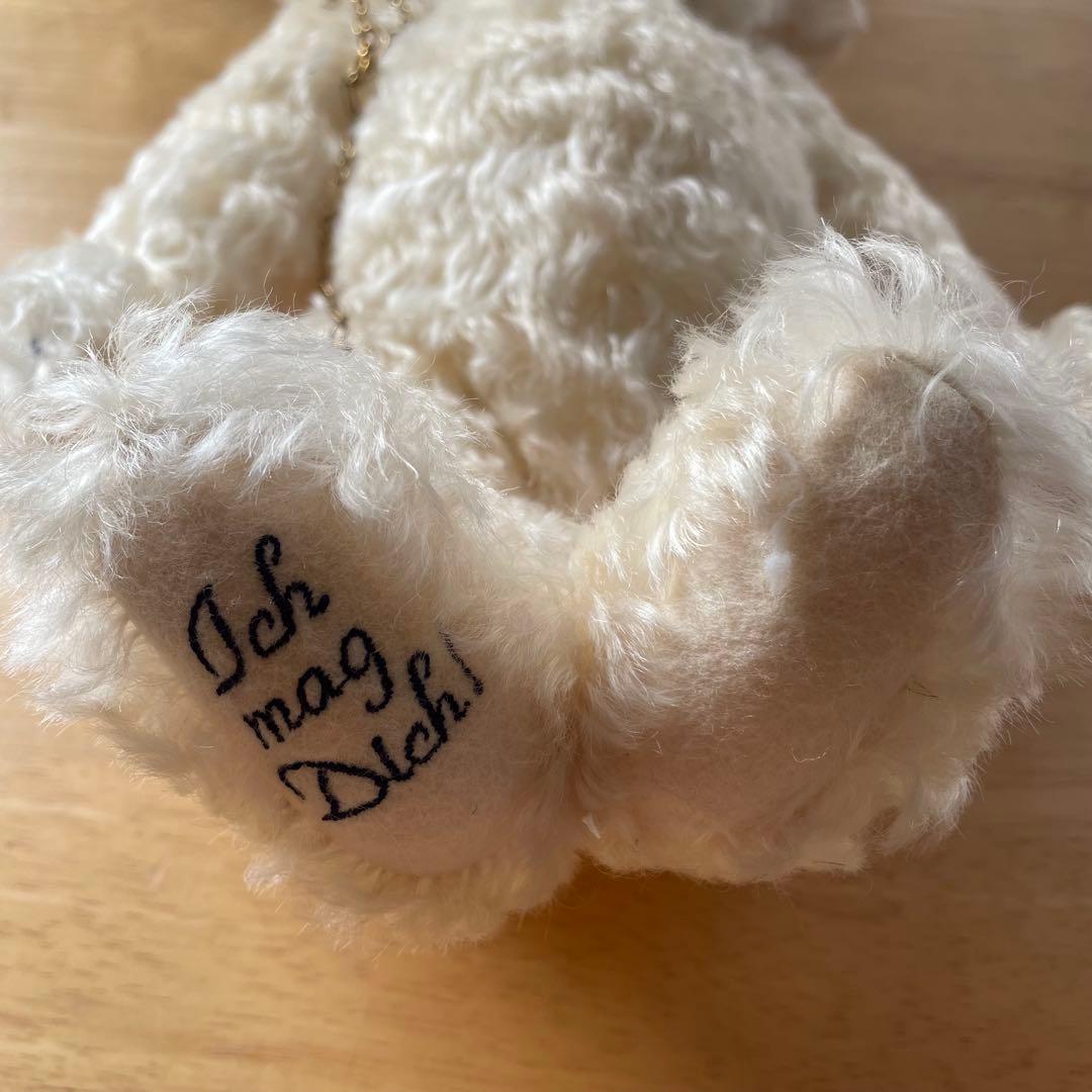 シュタイフ　テディベア　白ベアー　ホワイト　2003年　限定　袋付き