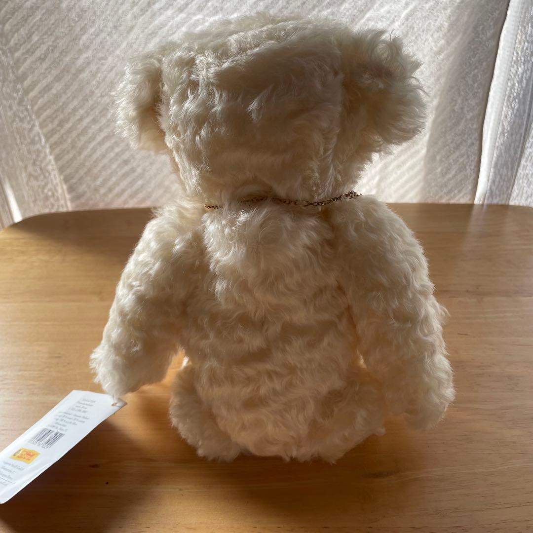 シュタイフ　テディベア　白ベアー　ホワイト　2003年　限定　袋付き