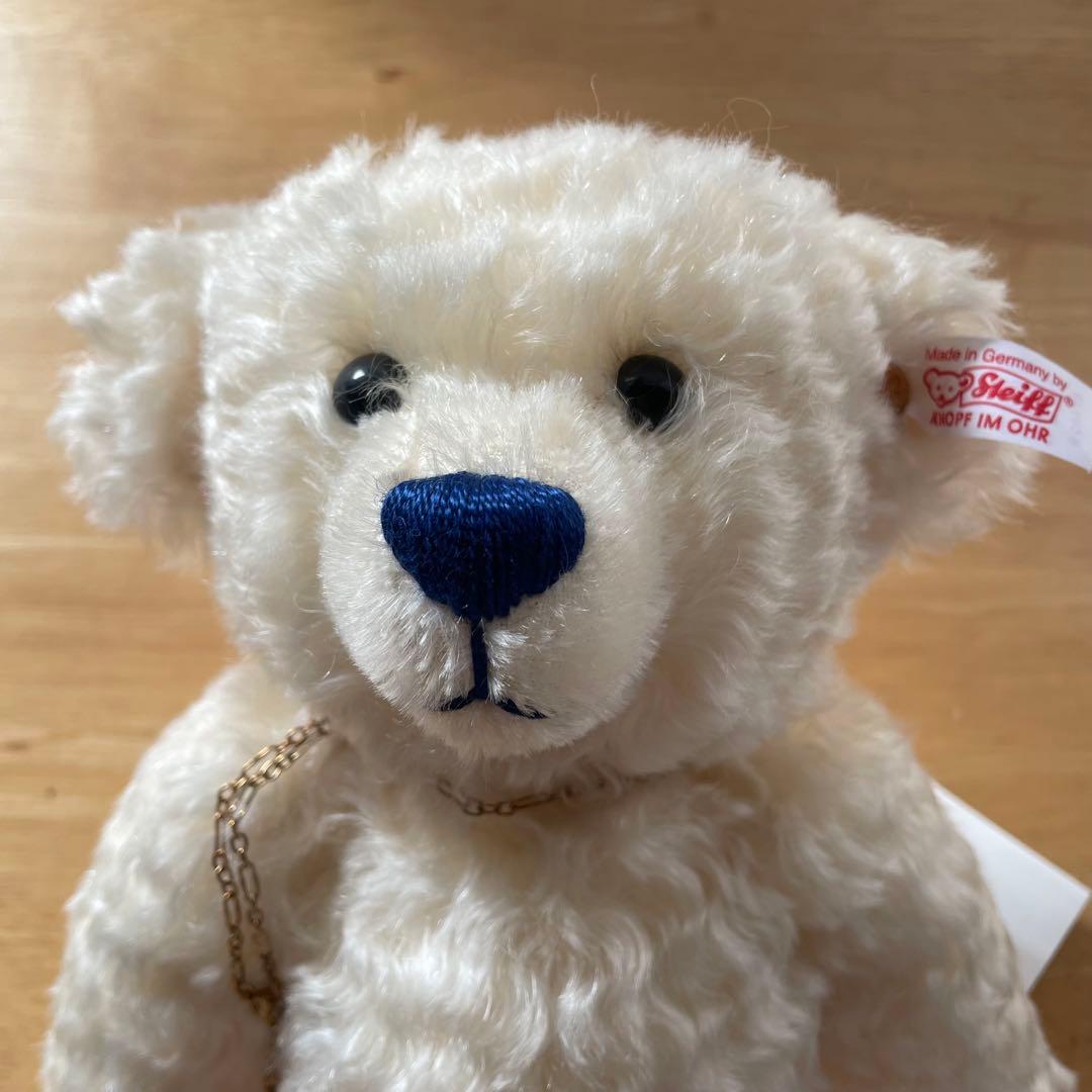 シュタイフ　テディベア　白ベアー　ホワイト　2003年　限定　袋付き